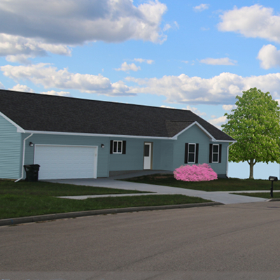 Home example illustration for Habitat for Humanity.